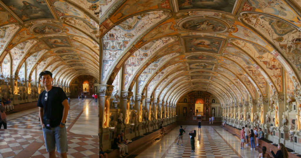 【德國景點】慕尼黑王宮、王宮花園，氣派莊嚴的古老大廳，輝煌的巴伐利亞。